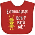 thumbnail image 3 of Inktastic Entomologists Bug White Text Boys or Girls Baby Bib, 3 of 4
