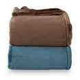 thumbnail image 7 of Better Homes & Gardens Solid Velvet Plush Soft Fleece Throw Blanket, Oversized, Brown Basket, 7 of 7