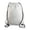 White, variant on Value Black Cord Drawstring Backpack, Style 8886