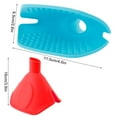 thumbnail image 4 of MesaSe 6 Pcs Silicone Funnel Insulation Clip 2 in 1 Non-Slip Anti-Scalding Silicone Clamp Heatproof Portable Kitchen Funnel, 4 of 7