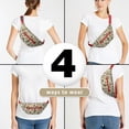 thumbnail image 6 of Fanny Pack Beige Christmas Pine Cone Pattern Waist Pack Bag,Running Cross Bag,Waterproof Large Fanny Packs for Women Men for Travel Running Hiking Cycling, 6 of 6