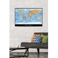 thumbnail image 3 of Map - World Wall Poster, 22.375" x 34", 3 of 4