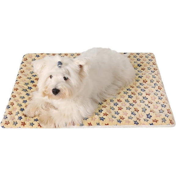 Self-Warming Pet Bed Mat‌ – Soft, plush cushion for dogs and cats, machine washable