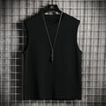 thumbnail image 1 of MYG Hommes Sans Manches Muscle Tee Solide Blanc Tank T-Shirt Chaud d'Été Gym Top, 1 of 7