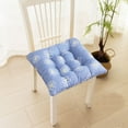 thumbnail image 6 of Seat Cushions for Home Use- Plush Cushion for Living Room Tatami- Plush Chair Cushion Winter Chair Cushion Dining Chair Stool Cushion- 16 Inch, Blue, 6 of 9