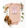 thumbnail image 3 of Easter Bunny Ears & Boots Baby Bodysuit for Girls Pink Spring Western One-Piece Peach Bodysuit 18 Months, 3 of 3