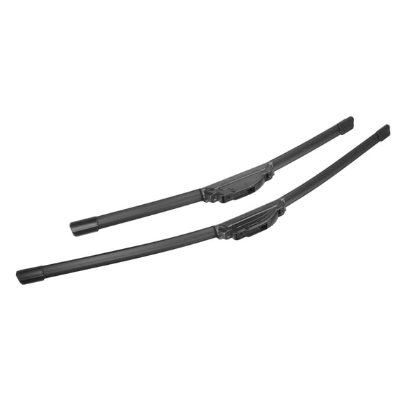 Unique Bargains 2pcs 24'+17' Silicone Front Windshield Wiper Blade Replacement for Toyota RAV4 2006-2012 J / U Hook