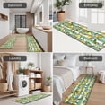 thumbnail image 5 of Yellow Lemon Fruits StripedGreen Pattern Kitchen Rugs Sets Of 3,Kitchen Runner Rugs Non Skid Washable,Decorative Kitchen Floor Mats for Kitchen,Sink,Laundry,17"x30"+ 17"x47" + 17"x59", 5 of 6