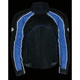 thumbnail image 4 of Milwaukee Leather Men's Combo Textile Mesh Racer Jacket - BLK XX-, 4 of 5