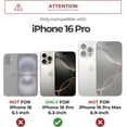 thumbnail image 2 of Pour iPhone 16 Pro Max Étui Magnétique avec Cache Coulissant pour Caméra & Support Réglable & Protecteur d'Écran Intégré, Étui Pare-Chocs Robustes - Noir Nuit, Rouge Vin, 2 of 5