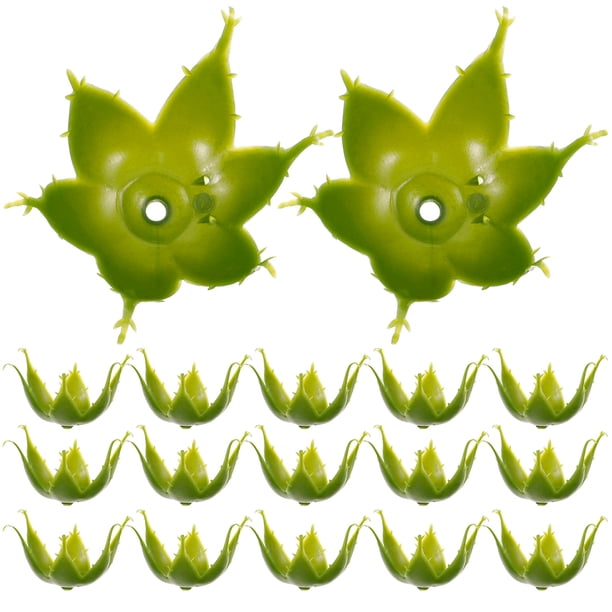 100 piezas de tallos de flores artificiales con cálices en recipientes para manualidades, flores artificiales, sépalos, materiales para cálices DIY