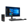 thumbnail image 3 of Lenovo ThinkCentre M920q 10RS - Tiny Core i5 8500T / up to 3.5 GHz - vPro - RAM 16 GB - SSD 256 GB - TCG Opal Encryption, NVMe - UHD Graphics 630 - Gigabit Ethernet - Win 10 Pro 64-bit - monitor: none - keyboard: US - black - Lenovo TopSeller, 3 of 11