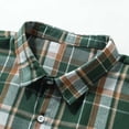 thumbnail image 3 of Cmfcve Mens Plaid Flannel Shirts Long Sleeve Button Down Shirt Fall Casual Work Shirts with Chest Pocket, 3 of 8