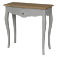 thumbnail image 1 of Ashbury Stradivarius Oak Veneer One-drawer Console Table -Antique Grey, 1 of 3