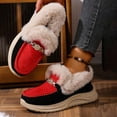 thumbnail image 6 of Dasayo Boots for Women Red Snow Ankle Ski Winter Bow Non Slip Furry Booties Womens Shoes 43, 6 of 7