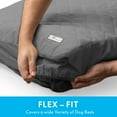 thumbnail image 7 of Paw Inspired 44 x 35 x 6 in Dog Bed Cover Replacement Washable Waterproof Fitted Pet Bed Protector, Removable Cover for Dog Mattress (Gray), 7 of 7
