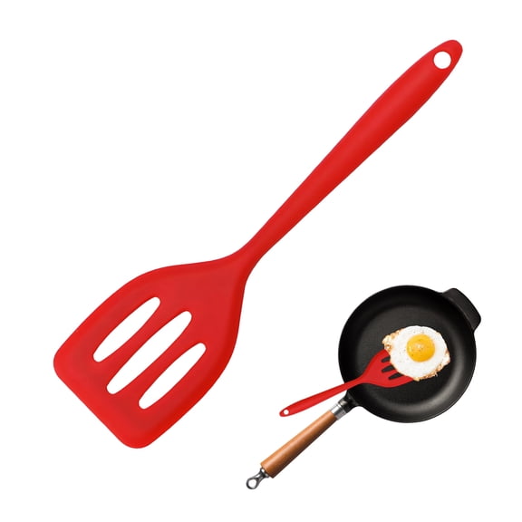 ACDANC 2026 New Silicone Spatula Effortless Cleaning Design Silicone Spatula for Cooking Curved Edge Stir Ease Silicone Spatulas for Cooking Baking Stirring Mixing Kitchen Red 8.112.170.79In