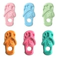 thumbnail image 4 of Transemion Dog Toy TPR Bite-resistant Chew Toy Provides Entertainment For Pets Has Raised To Clean Pet Teeth Orange, 4 of 6