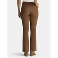 thumbnail image 3 of Time and Tru Women's High Rise Corduroy Flare Jeans, 32" Inseam, Sizes 2-22, 3 of 5