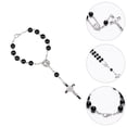 thumbnail image 3 of Pulsera de rosario de 3 piezas, pulsera cristiana, cadena con colgante de cruz y amuleto., 3 of 7
