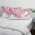 thumbnail image 4 of Cherry Flower Throw Pillow Covers, Spring Blossoms Pink Floral Branches Soft Breathable Pillow Cases with Invisible Zipper for Sleeping, Queen Size Pillowcases for Couch Bed Sofa Chair 20x30 Inches, 4 of 9