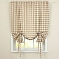 thumbnail image 3 of BrylaneHome Buffalo Check Tie-Up Window Shade, 3 of 6