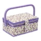 thumbnail image 1 of Cesta de costura con asa de transporte 19 X 13 X 10 Cm para costura, accesorios de mano, Estilo D, 1 of 9