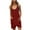 Red #5, variant on Jumpsuits for Women Clearance Casual Womens Summer Casual Sleeveless Rompers Loose Spaghetti Strap Shorts Jumpsuit Linen Scoop Neck Wide Leg Jumpsuit with Pockets Multicolor M #5