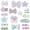 Blue/Purple, variant on Hair Clips for Girls 16 Pcs No Slip Assorted Barrettes for Kids Bows Pink Red Cute Hair Accessories for Little Girls Teens Toddlers Child Kids Gifts