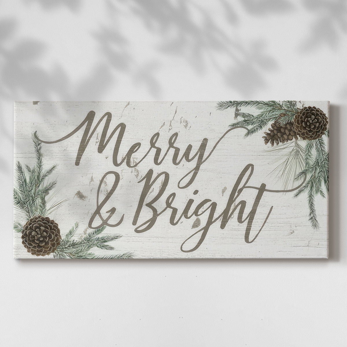 Wreath Sentiments I- Gallery Wrapped Canvas
