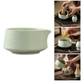 thumbnail image 1 of Japanese Handmade Matcha Bowl Ceramic Tea Cup With Spout Grade For Preparation, 1 of 3