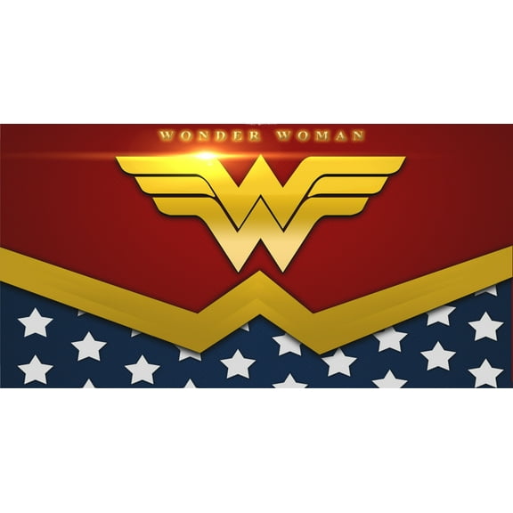 Wonder Woman Photo License Plate