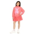 thumbnail image 2 of Valentine's Day Girls Graphic Hoodie Tutu Dress from Way To Celebrate, Sizes 4-16, 2 of 9
