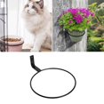 thumbnail image 2 of Wall Pot Holder Rings Wrought Iron Metal Planter Display Large, 2 of 8