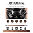 thumbnail image 4 of Molinillo de café SHARDOR Professional, 64 mm, Burr 100 Grind Set, 4 of 8