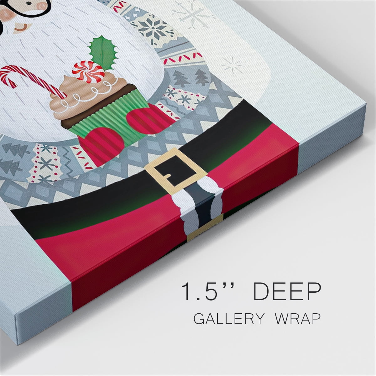 Santa's Foodtruck I- Gallery Wrapped Canvas
