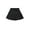 Black, variant on GobdXE Fixed Wide Waistband Back Partial Elastic Split Hem Pleated Skort Built In Anti Exposure Lining Back To School Uniform Bottom for Girls 160,White