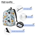 thumbnail image 5 of Daiia Elephant Tree Vintage Canvas Backpack for Men and Women ,Hiking Backpack,Travel Laptop Bag for School,Large Capacity Backpack, 5 of 8