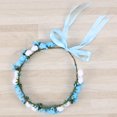 thumbnail image 3 of 1Pcs Bandeau Couronne Florale Multicolore pour Filles avec Fonction Réglable et Style Doux pour Mariage, 3 of 8