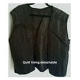 thumbnail image 7 of Moto Biker Real Cow Leather Jacket Black for Men, 7 of 7