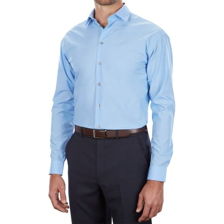 Unlisted Kenneth Cole Mens Dress Shirt Big & Tall Classic Blue 18