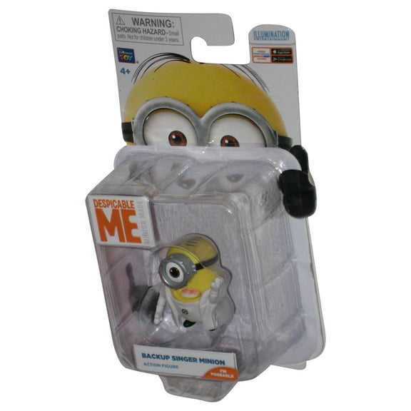 Despicable Me 2 Minions Movie Backup Singer Minion Thinkway Toys Poseable Figure