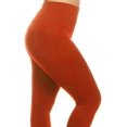 thumbnail image 4 of Women's Plus Size Banded Waist Leggings with Fleece Lining, 4 of 6