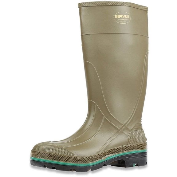 Servus MAX 15" PVC Chemical-Resistant Soft Toe Men's Work, Brown, Size 10.0