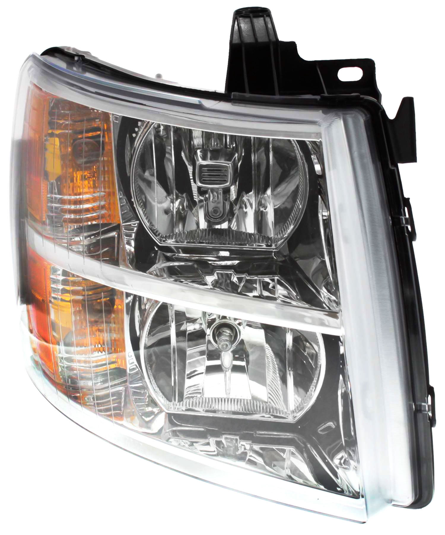 Headlight Compatible With 2007-2014 Chevrolet Silverado 3500 HD 2500 Right Passenger Halogen With bulb(s)