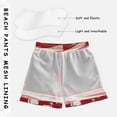 thumbnail image 5 of ALAZA Boys Swim Trunks Baseballs Beach Board Shorts Drawstring Swimsuit XS, 5 of 6