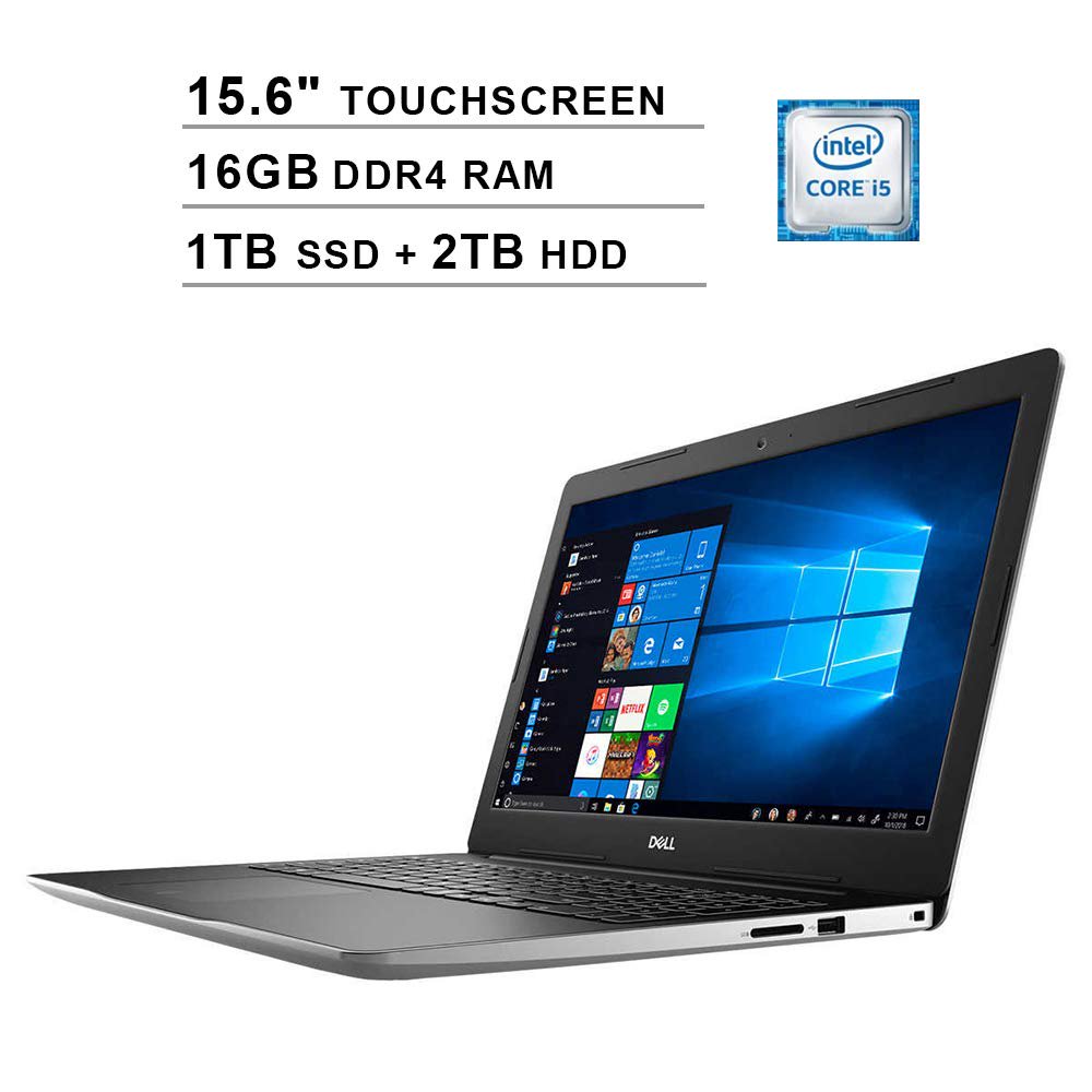 Dell Inspiron 3593 15.6 Inch FHD 1080P Touchscreen Laptop, Intel 4Core