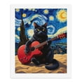 thumbnail image 5 of Paint by Numbers Kit for Adults, Black Cat Starry Night Guitar Paint by Numbers, Easy Paint by Numbers Kit for Adults Beginner, DIY Adult Paint by Number Kits on Canvas, Home Decor 12x16in, 5 of 7
