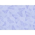 thumbnail image 1 of Ahgly Company Machine Washable Indoor Rectangle Transitional Lavender Blue Area Rugs, 6' x 9', 1 of 7