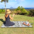 thumbnail image 3 of Fiudx Manta Picnic, Esterilla Playa Plegable, Manta Grande para Acampar, Ideal para Conserje Familiares Al Aire Libre, Regalo de Viaje, Diseño de Secado Rápido y Fácil Limpieza., 3 of 5